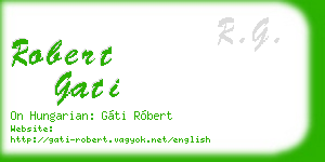 robert gati business card